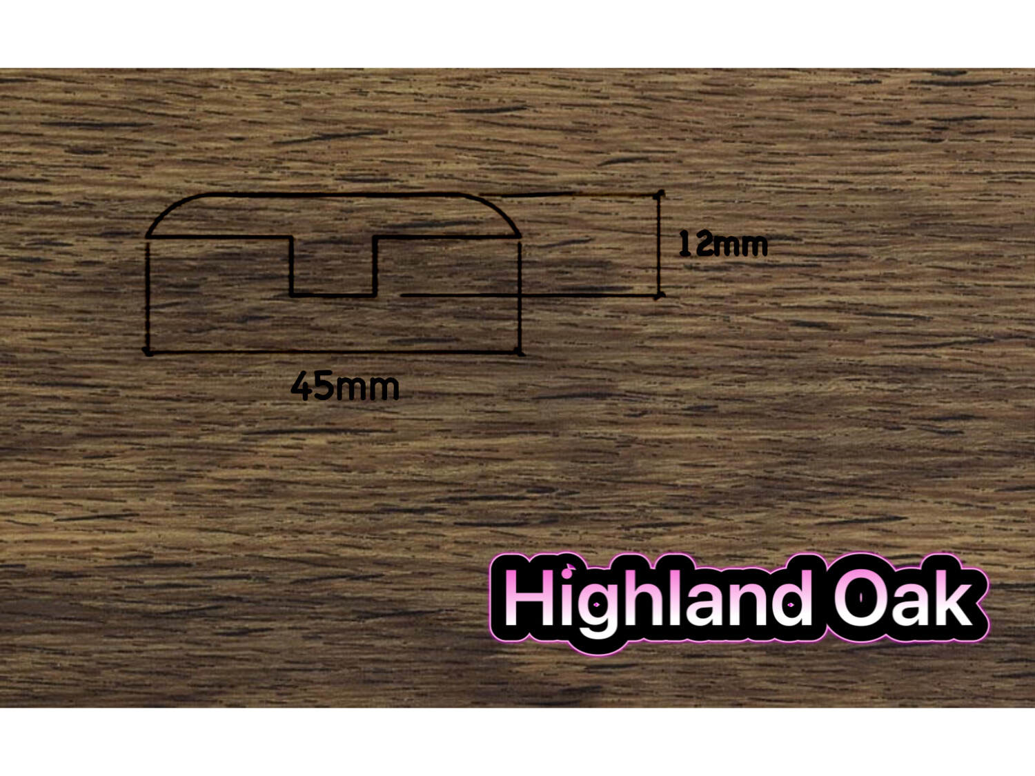 T Section Door Plate Joining Profile 2.7m (3 x 0.9m pieces)