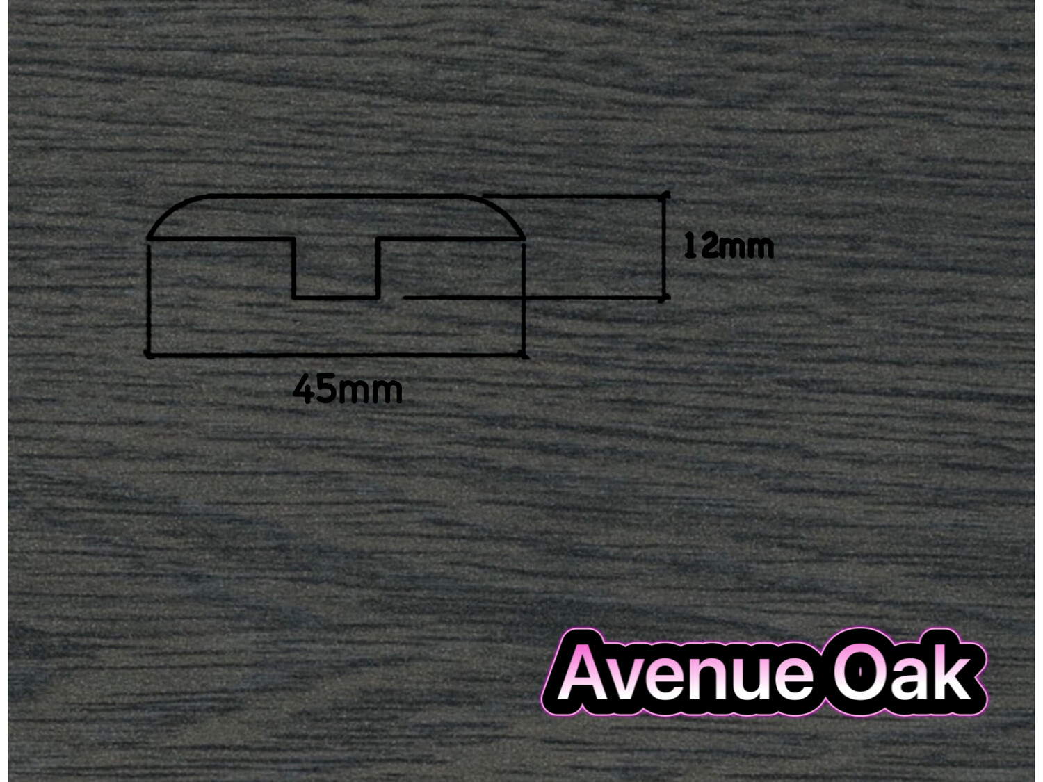 T Section Door Plate Joining Profile 2.7m (3 x 0.9m pieces)