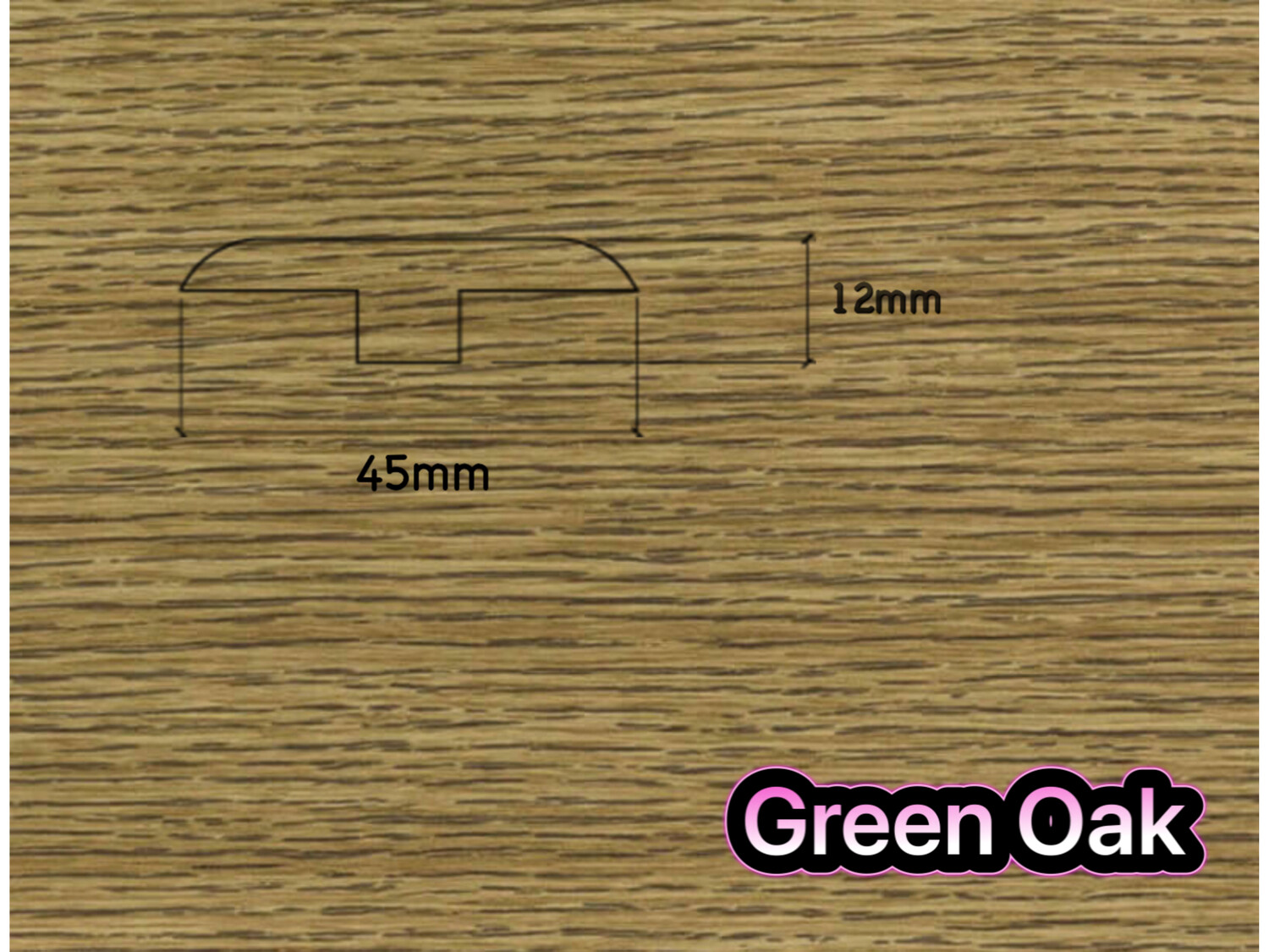 T Section Door Plate Joining Profile 2.7m (3 x 0.9m pieces)