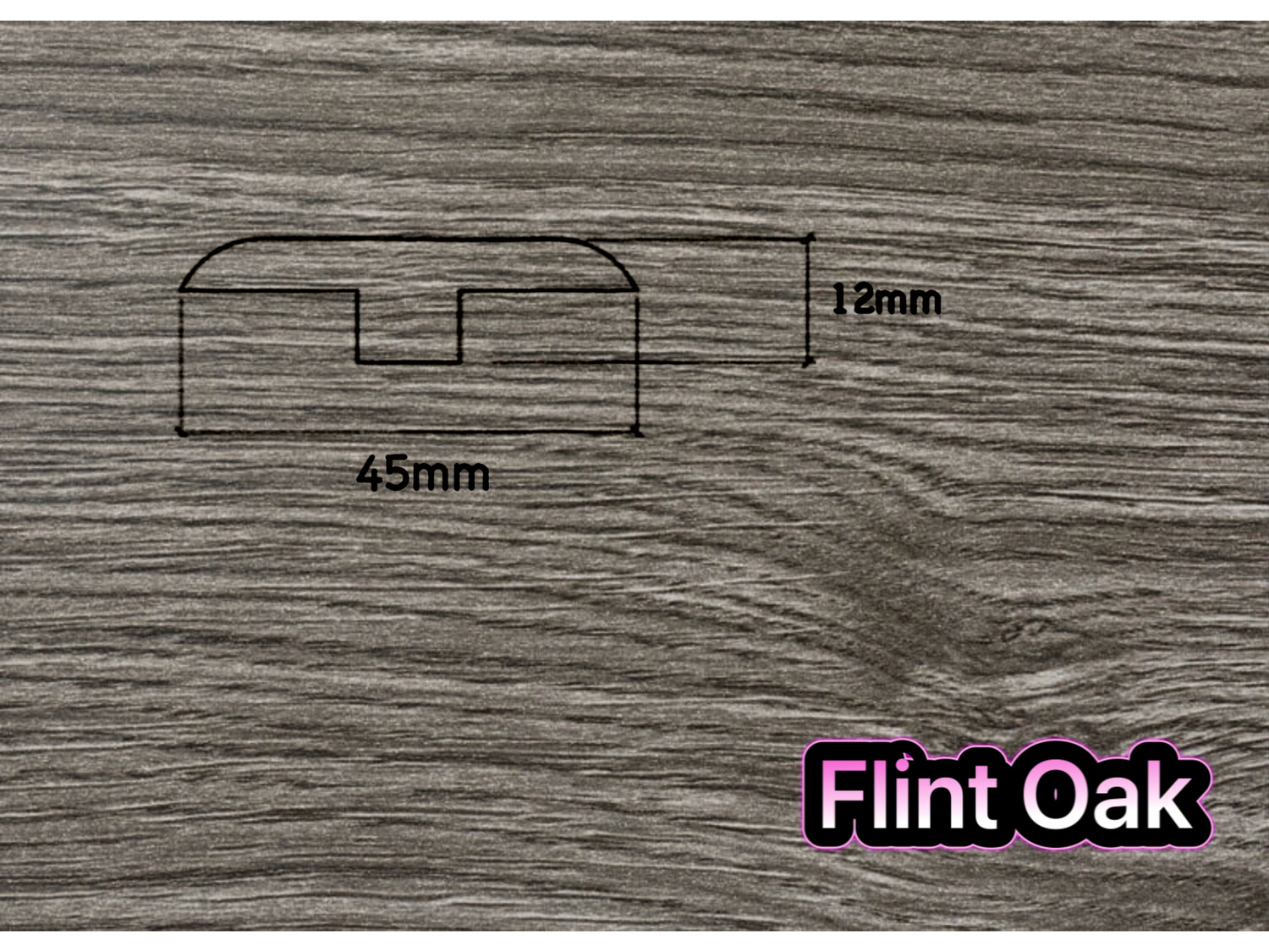 T Section Door Plate Joining Profile 2.7m (3 x 0.9m pieces)
