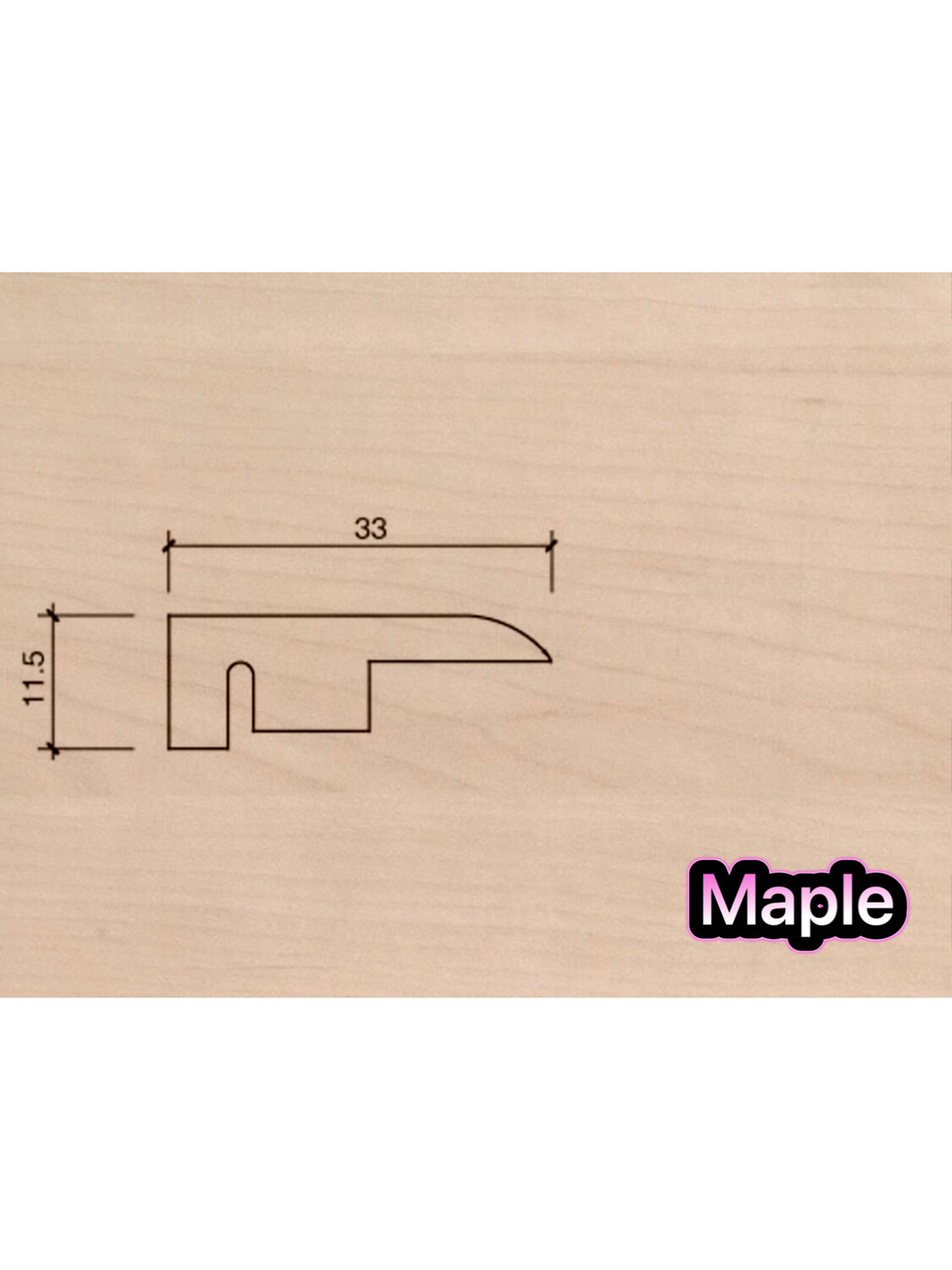 End Profiles 3.0 metre length