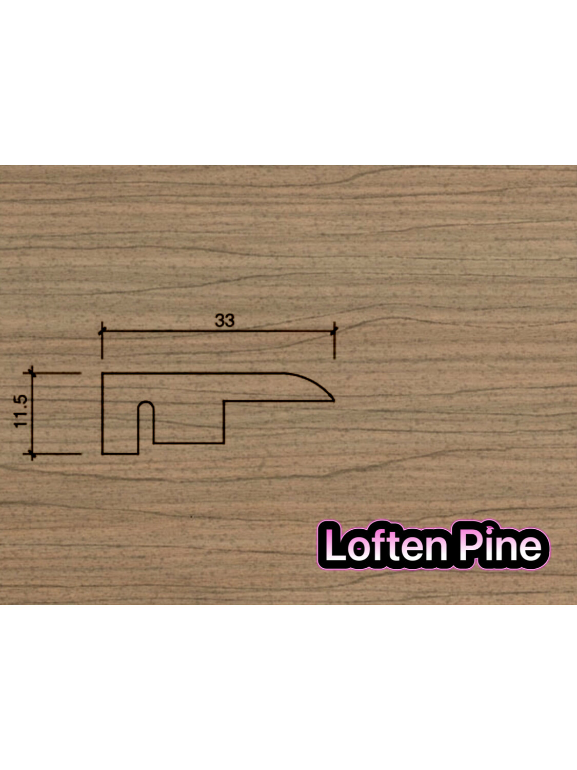 End Profiles 3.0 metre length