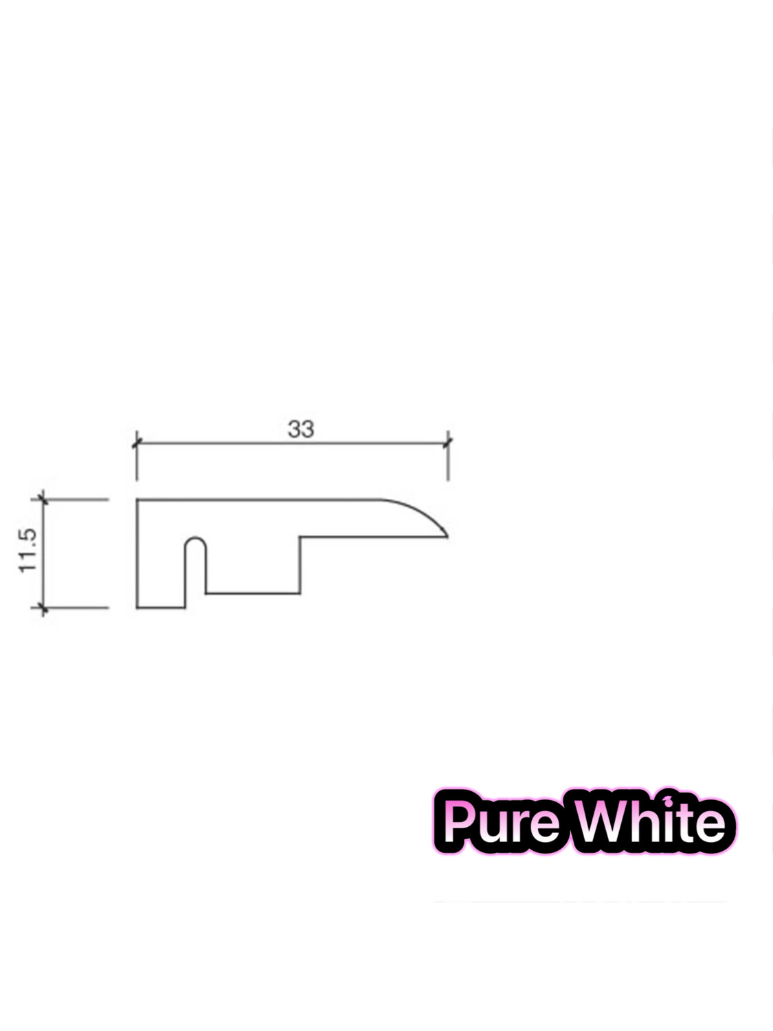 End Profiles 3.0 metre length