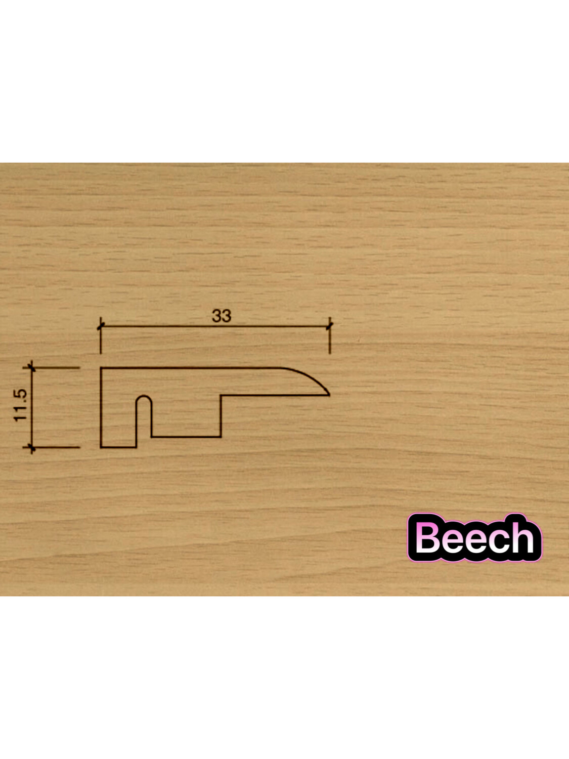 End Profiles 3.0 metre length
