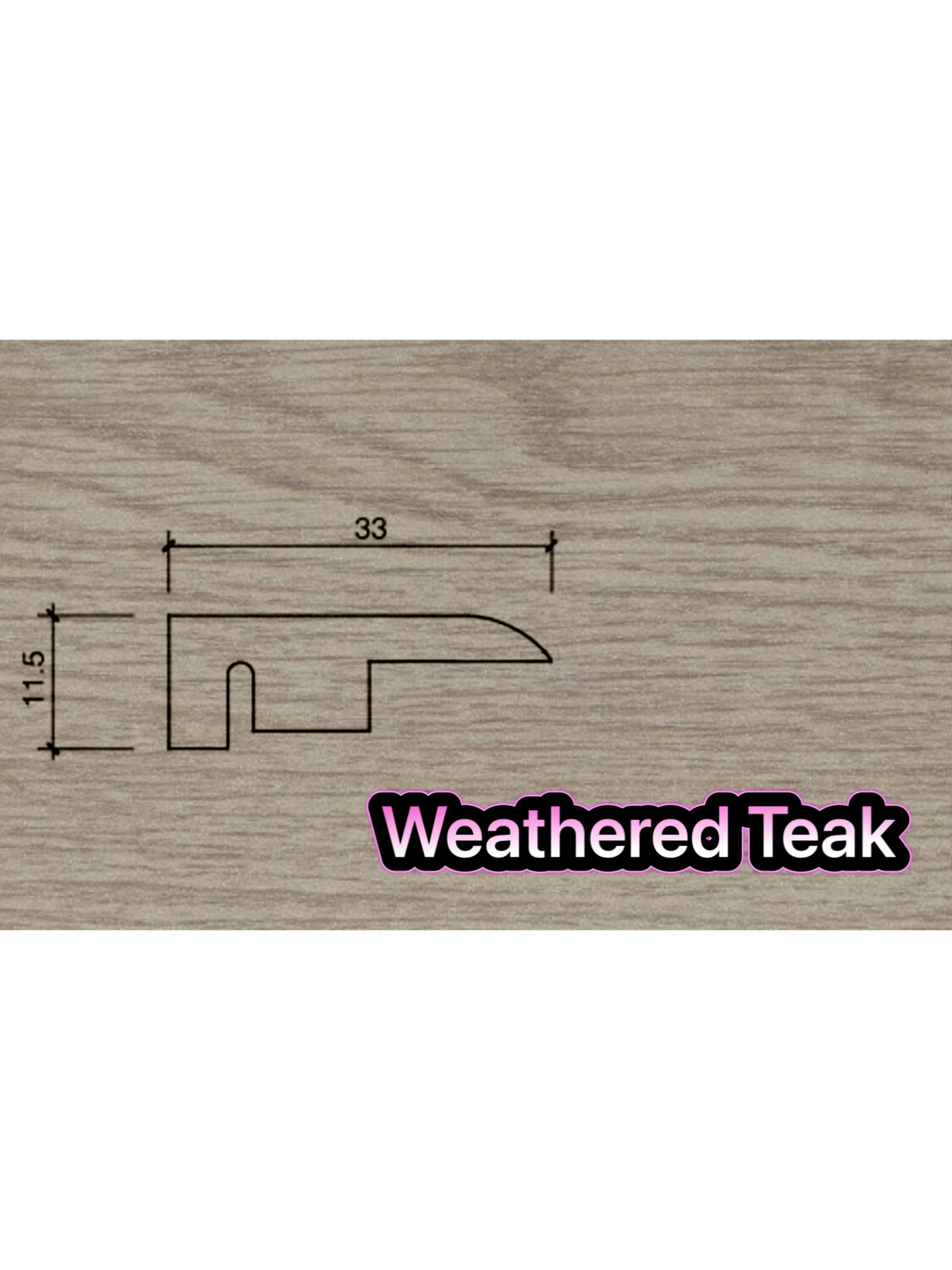 End Profiles 3.0 metre length