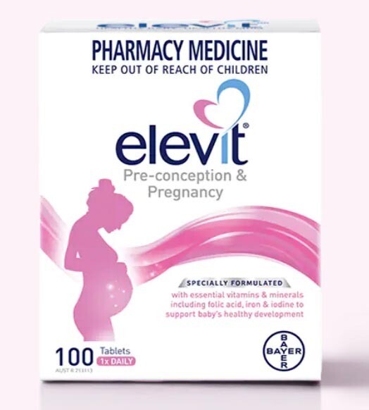 Elevit with Iodine 100 tablets