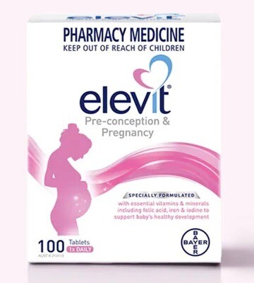 Elevit with Iodine 100 tablets
