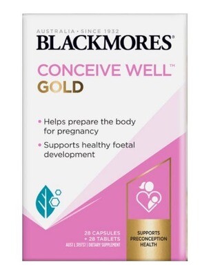 Blackmores Conceive Well Gold 28 capsules + 28 tablets