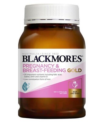 Blackmores Pregnancy and Breastfeeding Gold 180 capsules
