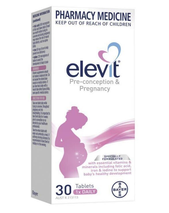 Elevit with Iodine 30 tablets