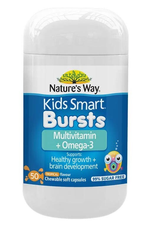 Nature&#39;s Way Kids Multivitamin Omega3 Fish Oil 50 capsules