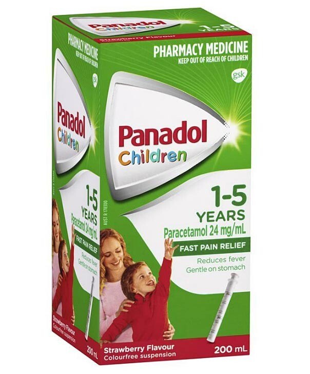 Panadol Children 1-5 Years Strawberry Flavour 200ml