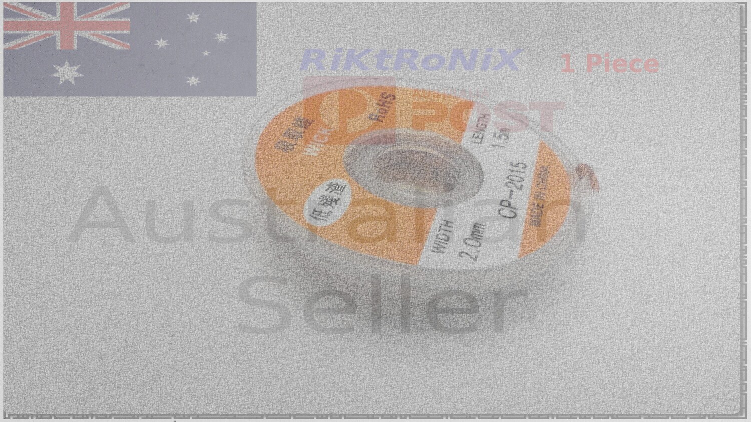 Solder wick width 2mm length 1.5m 1Pc