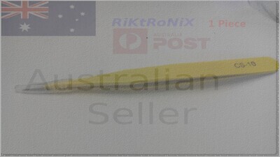 SMD Anti-Static Tweezer Stainless Steel-Yellow-CS-10 1Pc