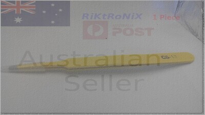 SMD Anti-Static Tweezer Stainless Steel-Yellow-CS-13 1Pc