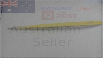 SMD Anti-Static Tweezer Stainless Steel-Yellow-CS-11 1Pc