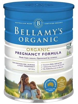Bellamy&#39;s Organic Pregnancy Formula Milk Powder 900g