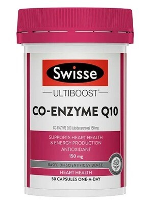 Swisse Co-enzyme Q10 150mg 50capsules