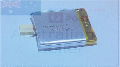 Battery 503035 LiPo 3.7V 500mA 1Pc