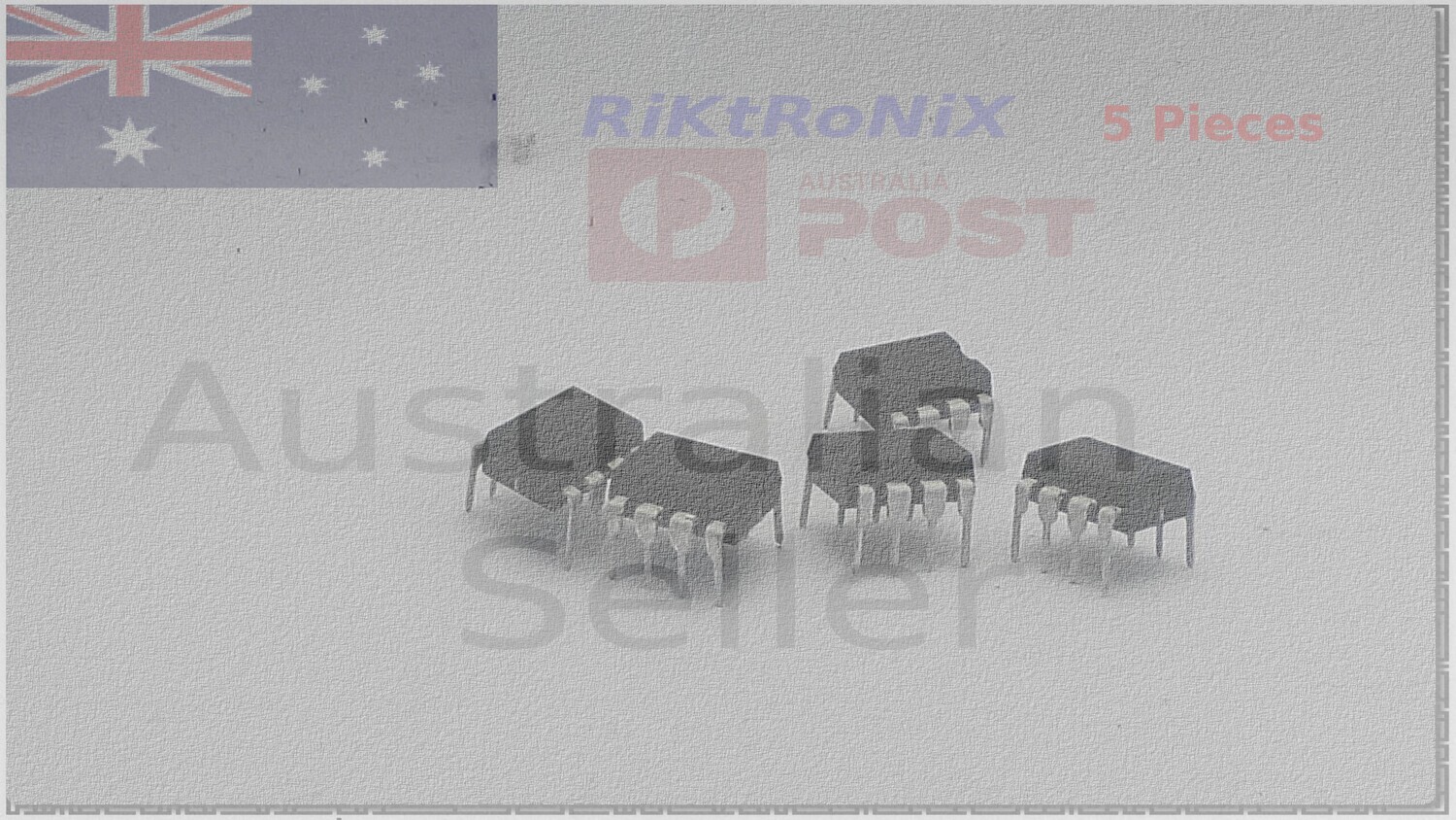 UC3843 DIP8 PWM Controller 500 KHz Max 28V 5Pcs
