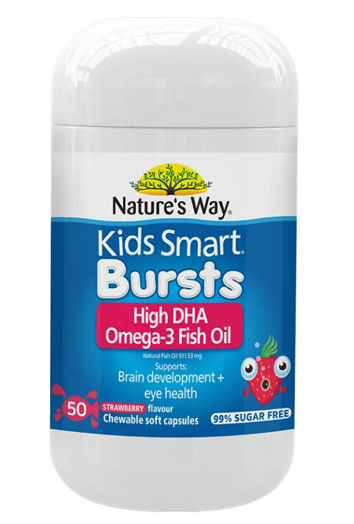 Nature&#39;s Way Kids Smart High DHA Omega3 Fish Oil 50capsules