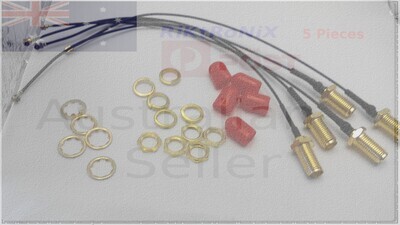 SMA GPS Connector  jack to ipex female  RF Pigtail cable RG178 5Pcs