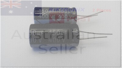 High Voltage Capacitor 150uF 400V 2Pcs