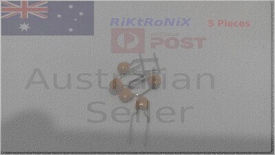 Ceramic Yellow Capacitor 470 pF 5Pcs