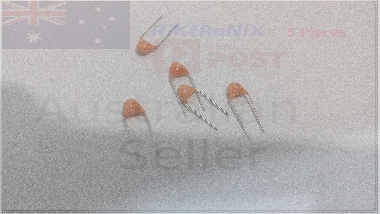 Ceramic Yellow Capacitor 22 pF 5Pcs