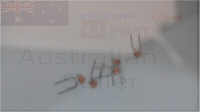 Ceramic Yellow Capacitor 100 pF 5Pcs