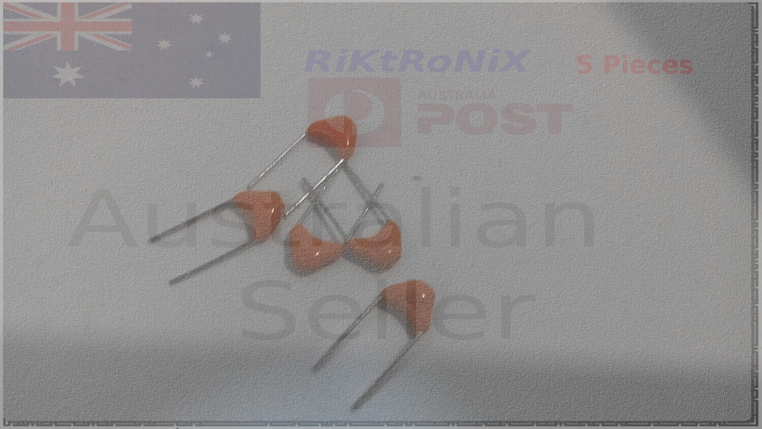 Ceramic Yellow Capacitor 1 nF 5Pcs