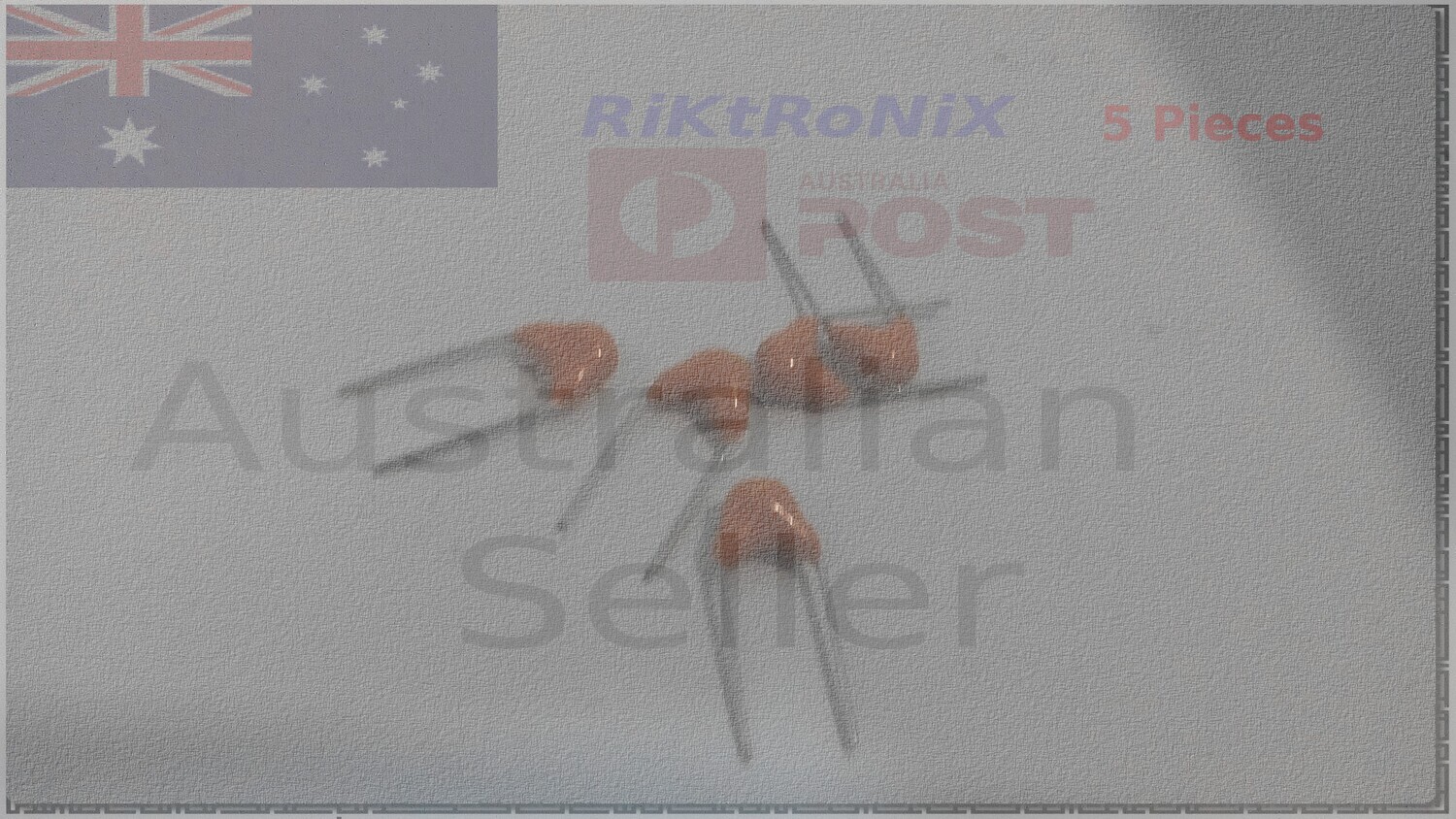 Ceramic Yellow Capacitor 330 pF 5Pcs