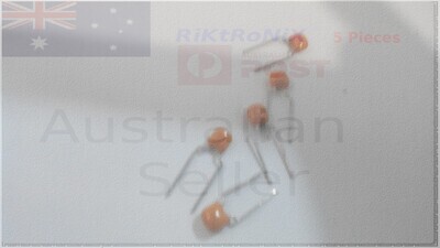 Ceramic Yellow Capacitor 33 nF 5Pcs