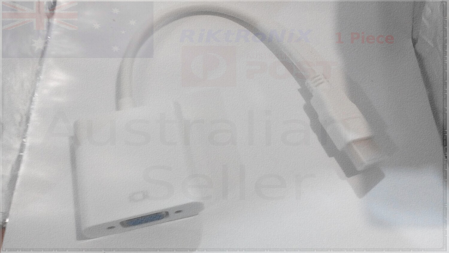 HDMI to VGA Adapter White 1Pc