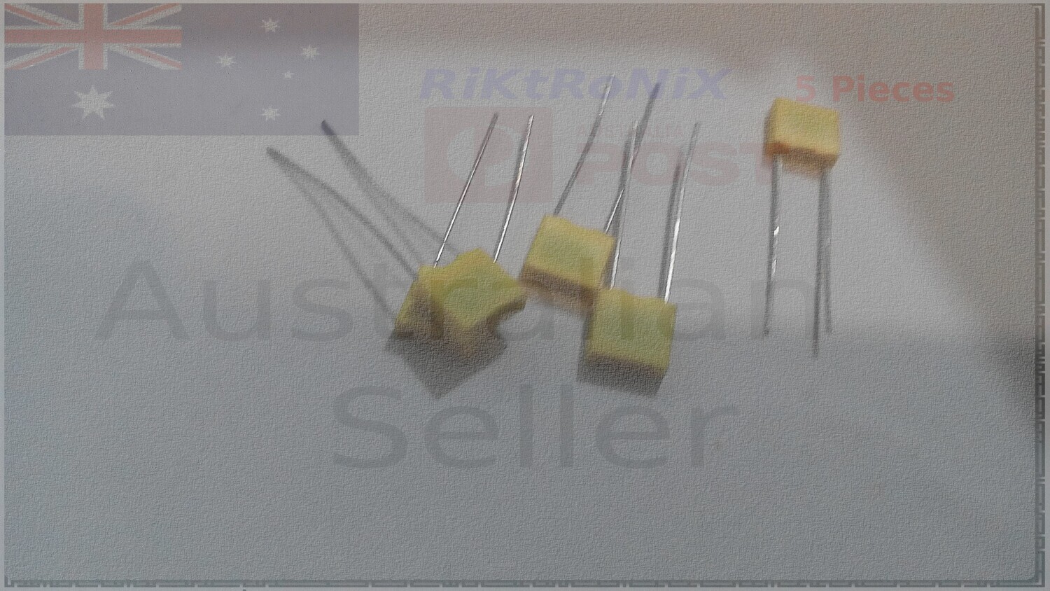 Safety-Correction Capacitor Yellow 100 nF 5Pcs
