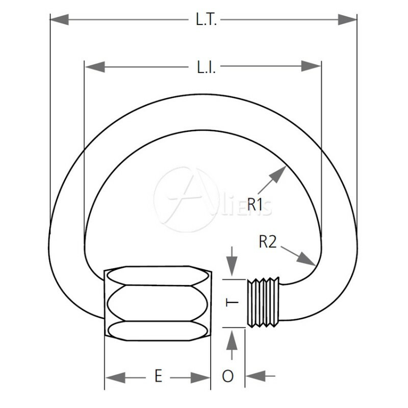Maillon Rapide Big D 10mm
