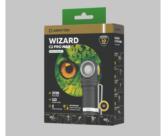 Armytek Wizard C2 Pro Max Magnet USB (Warmes Licht)