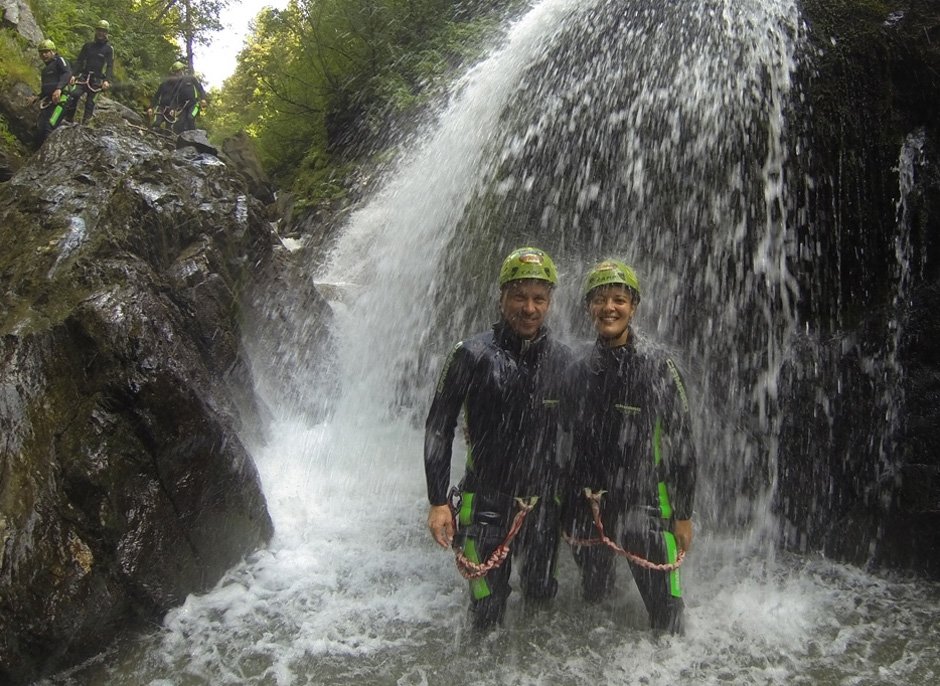 Canyoning Alpenrosenklamm Stopfer