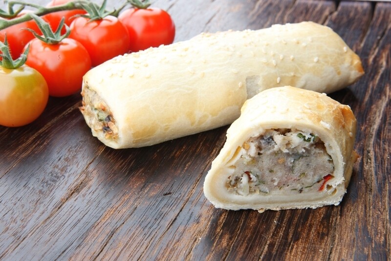 Tuscan Chicken Sausage Roll 40g - 24 Pack