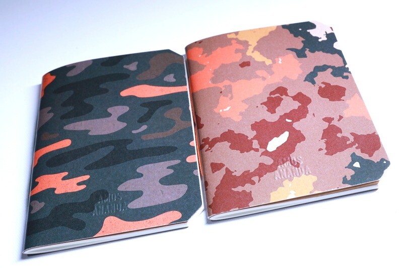 GREEN CAMO NOTE BOOK