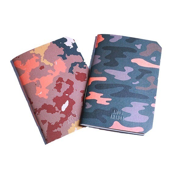 BROWN CAMO NOTE BOOK
