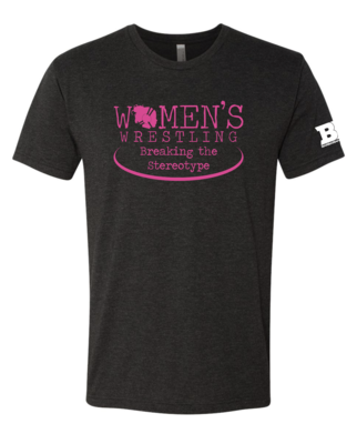Womens Wrestling Mens Triblend Shirt