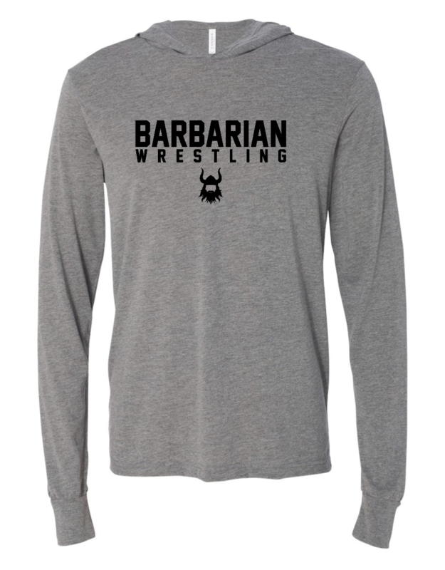 BA WRESTLING Hooded Long Sleeve Tee BA WRESTLING Hooded Long Sleeve Tee