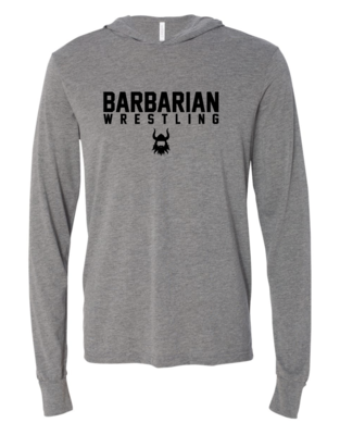 BA WRESTLING Hooded Long Sleeve Tee BA WRESTLING Hooded Long Sleeve Tee