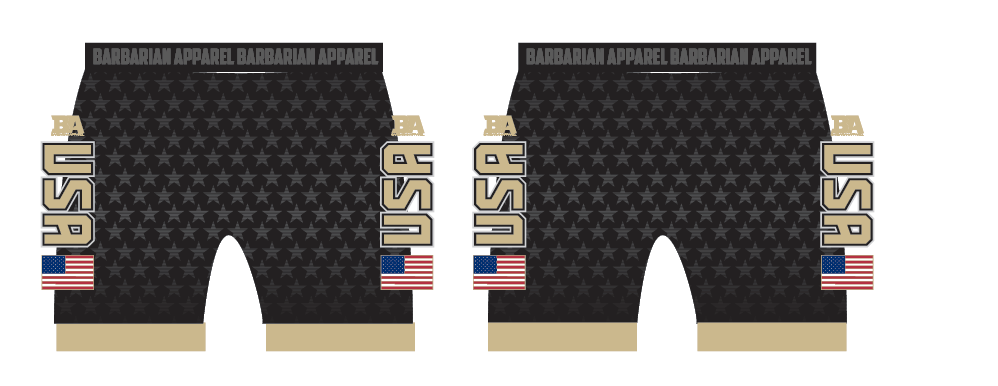 BA black usa compression short BA black usa compression short