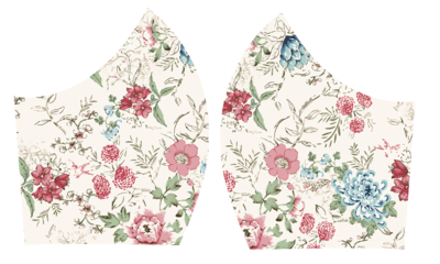 Floral Elite Face Mask (around the ear straps)