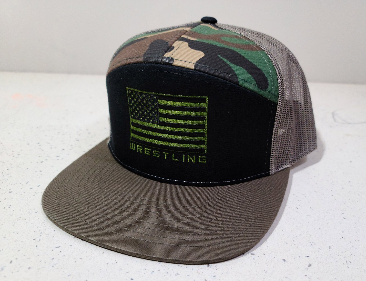 BA Camo USA 7 Panel Hat BA Camo USA 7 Panel Hat