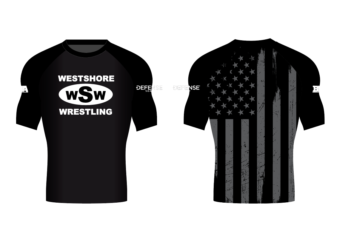 Westshore Black USA Compression Shirt