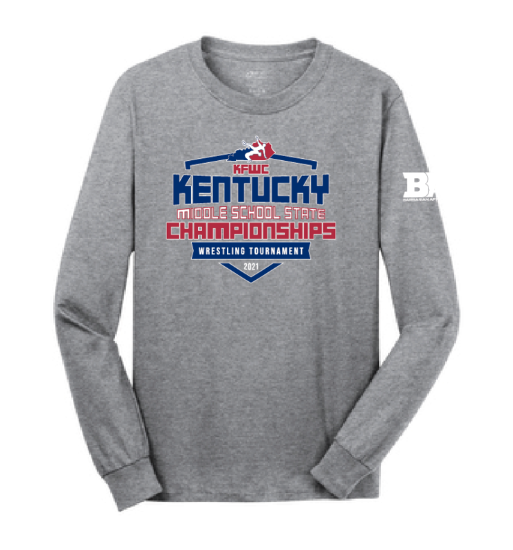 2021 Kentucky Middle School State Long Sleeve Shirt 2021 Kentucky Middle School State Long Sleeve Shirt