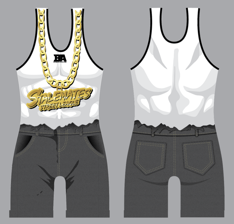 Stalemates Street League White Singlet